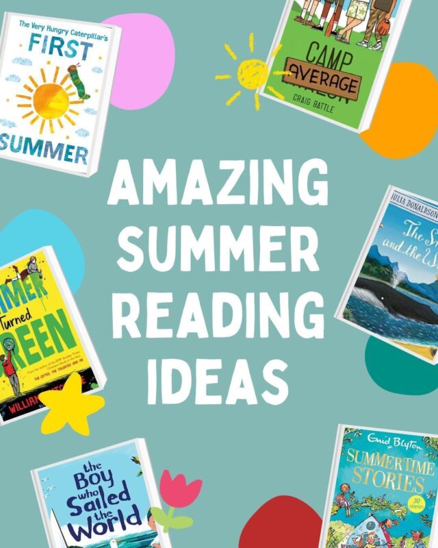 Summer is the time for reading! 

Here are some brilliant recommendations if you're stuck for what to read with your child this summer. Looking for more? The Book Trust has some brilliant lists, from colourful and engaging picture books all the way up to gripping young adult books.